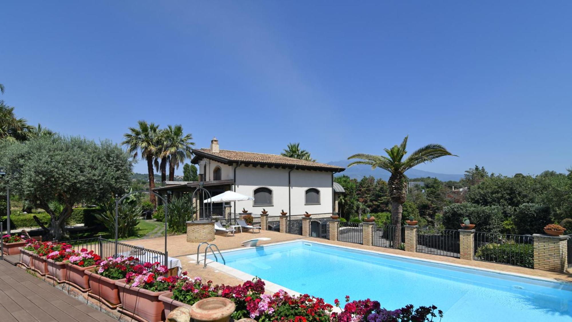 Villa Biddizza Ачиреале Экстерьер фото