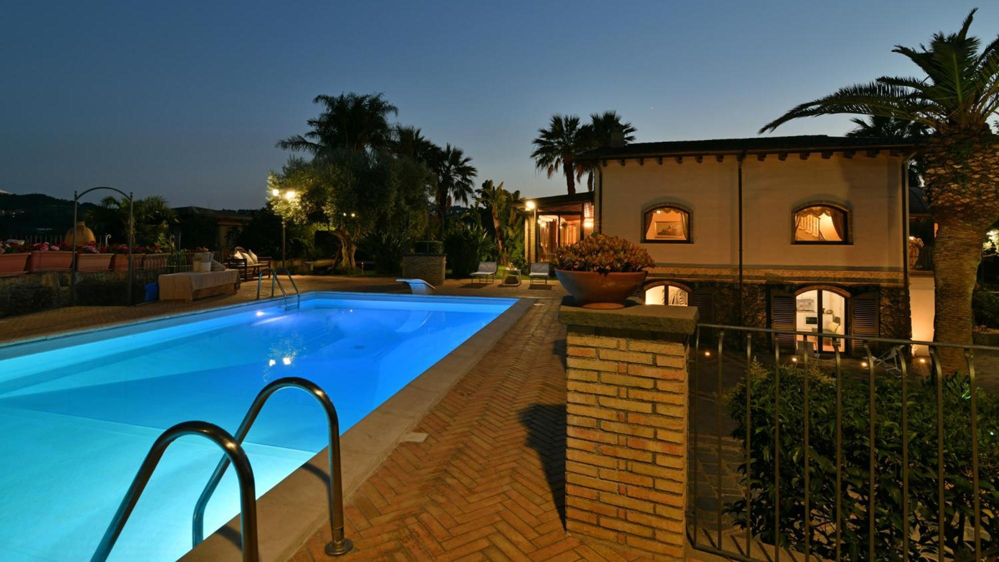 Villa Biddizza Ачиреале Экстерьер фото
